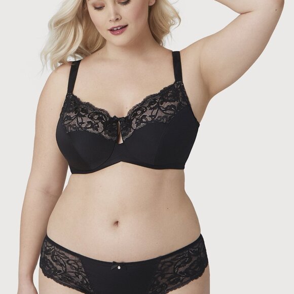 Set of 3! Thongs 2XL Panties Bramour Tribeca 2XL FITS 33-34" Lacy Briefs Black - Picture 5 of 16